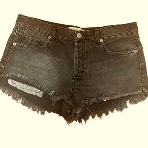 Free People Cut Off Denim Shorts